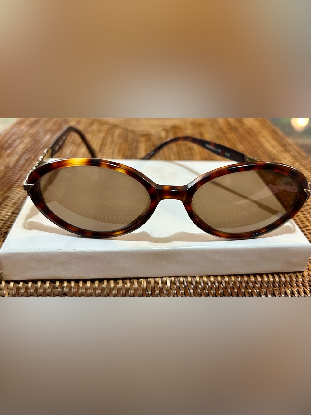 Laura Ashley Tortoiseshell Sunglasses with Brown Lenses